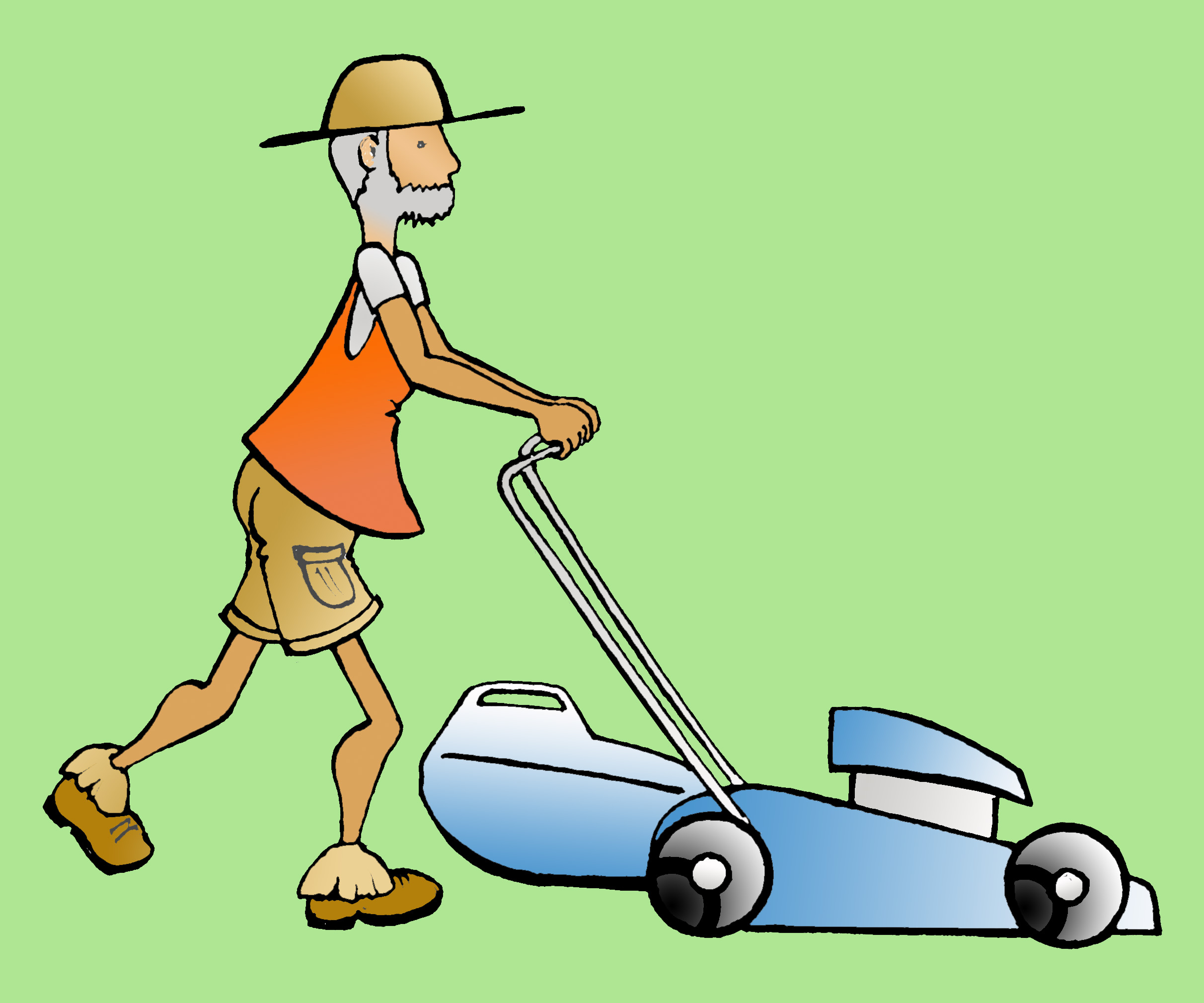 mower green